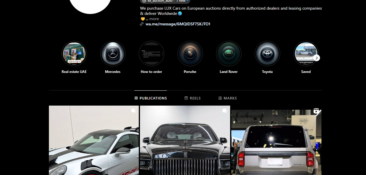 instagram.com/ex_auction_auto instagram.com/ex_trade_auto